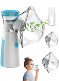 Portable Nebulizer Machine for Adults & Kids | Ultra Quiet Mesh Nebulizer | Handheld Inhaler Machine with 2 Masks & Mouthpiece | Fast Respiratory Relief for Asthma, Cough, Allergy & Breathing Problems