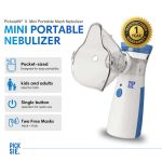 Portable Nebulizer Machine for Adults & Kids | Ultra Quiet Mesh Nebulizer | Handheld Inhaler Machine with 2 Masks & Mouthpiece | Fast Respiratory Relief for Asthma, Cough, Allergy & Breathing Problems