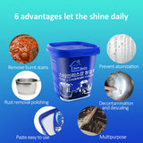 Rust Removal Cleaning Paste Bucket for Kitchen Utensils & Cookware | Heavy Grease & Oil Stain Remover | Stainless Steel Cleaner Paste for Pots, Pans & Sinks