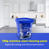 Rust Removal Cleaning Paste Bucket for Kitchen Utensils & Cookware | Heavy Grease & Oil Stain Remover | Stainless Steel Cleaner Paste for Pots, Pans & Sinks