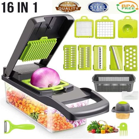 16 pieces manual slicer